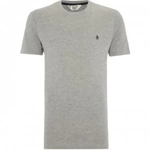 Original Penguin Short Sleeve Crew Neck T Shirt - Grey