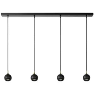 Lucide FAVORI - Bar Pendant Light - 4xGU10 - Black