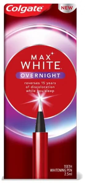 Colgate Max White Overnight Whitening Toothpaste 2.5ml
