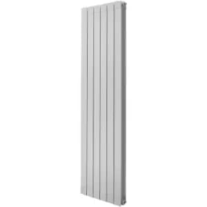 Heatwave Hanworth Plus Vertical Designer Aluminium Radiator 1800mm H x 480mm W - 6 Sections