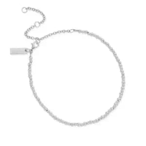 ChloBo Silver Mini Cute Anklet