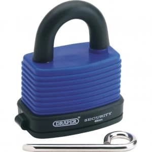 Draper Laminated Steel Resettable Combination Padlock 48mm Standard