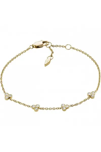 Fossil Jewellery Plated Stainless Steel Bracelet - Jf04112710 Gold