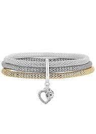 Lipsy Mesh Stretch Bracelet Gift Set - multicoloured