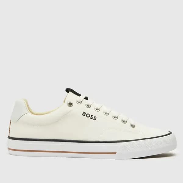 BOSS aiden tennis trainers in white