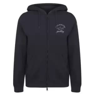 Paul And Shark Fleece Zip Hoodie - Black