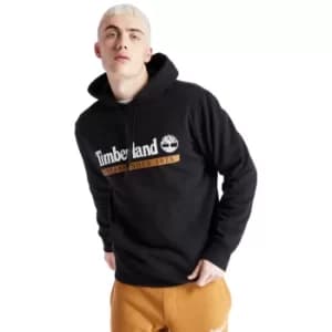 Timberland Established 1973 Hoodie For Men In Black Black, Size L