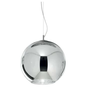 Ideal Lux Lighting - Ideal Lux NEMO - Indoor Dome Ceiling Pendant Lamp 1 Light Chrome, E27