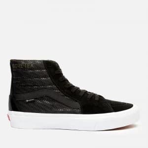 Vans Mens Gore-Tex Sk8-Hi Trainers - Black/True White - UK 8