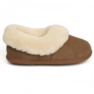 Just Sheepskin Just Classic Mule Slippers Ladies - Chestnut