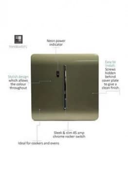 Trendiswitch 45 Amp Neon Insert Std Gold