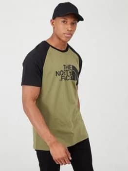 The North Face Short Sleeve Raglan Easy T-Shirt - Khaki