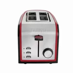 Zanussi ZST-6579-RD Stainless Steel 2 Slice Toaster