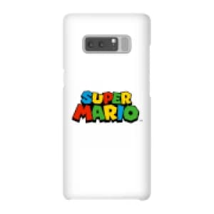 Nintendo Super Mario Colour Logo Phone Case - Samsung Note 8 - Snap Case - Gloss