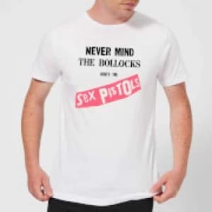 Sex Pistols Never Mind The B*llocks Mens T-Shirt - White - 3XL