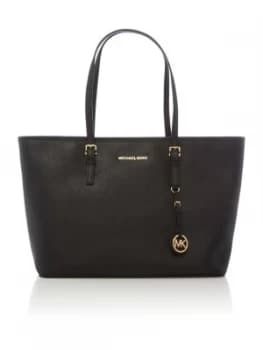 Michael Kors Jet set travel medium tote bag Black