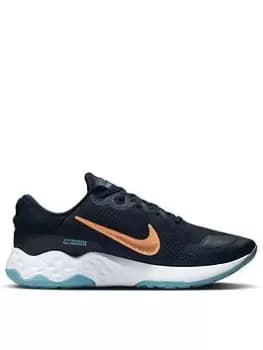 Nike Renew Ride 3, Navy/Orange/White, Size 11, Men