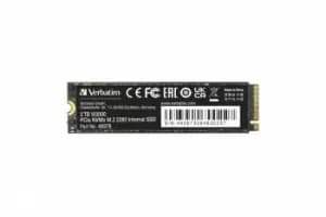 Verbatim Vi3000 PCIe NVMe M.2 SSD 2TB 2000GB PCI Express 3.0