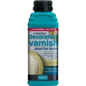 Polyvine Decorators Varnish Dead Flat Finish 500ml