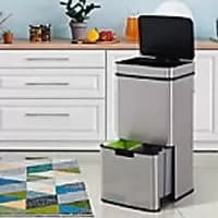 Homcom Bin Stainless Steel 30 x 81 cm