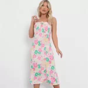 I Saw It First Floral Print Cami Midi Dress - Multi