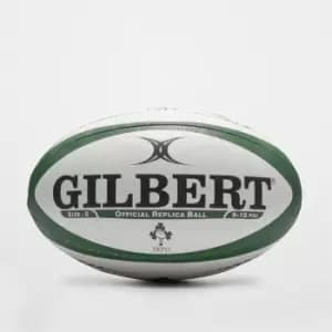 Gilbert Ireland Rugby Ball - White