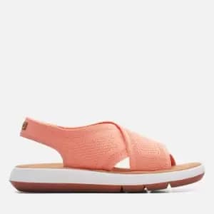 Clarks Womens Jemsa Dash Cross Sandals - Light Coral - UK 4