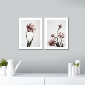 2P3040MDFCIZ-001 Multicolor Decorative MDF Painting (2 Pieces)