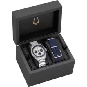 Mens Bulova Stainless Steel Lunar Pilot Heritage Lunar Pilot