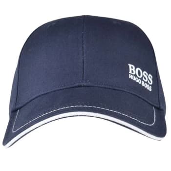 Boss Canvas Cap - Navy