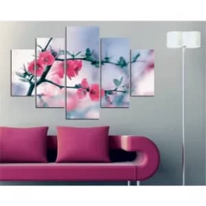 ST184 Multicolor Decorative MDF Painting (5 Pieces)