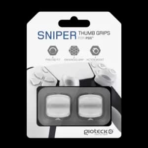 Gioteck Sniper Thumb Grips - Translucent White