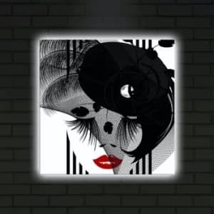 4040DACT-25 Multicolor Decorative LED Lighted Canvas Painting