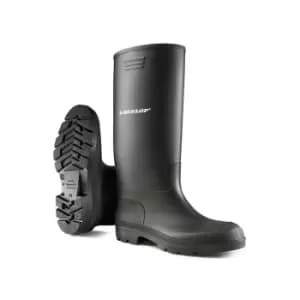PRICEMASTOR Safety Wellington Boot BLACK sz 13 (380PP) - Black - Dunlop
