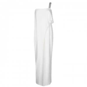 Adrianna Papell Crepe Jumpsuit - Ivory
