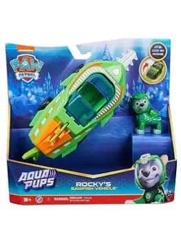 Paw Patrol Aqua Pups Themed Vehicle Rocky, One Colour