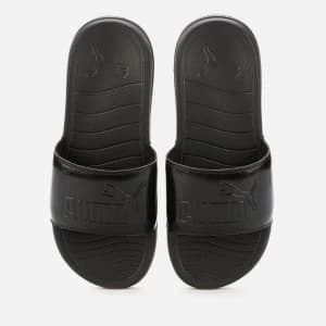 Puma Womens Popcat 20 Slide Sandals - Puma Black/Puma Black - UK 3