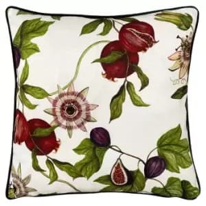 Figaro Floral Cushion White