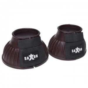 Saxon Ribbed Touch Tape Bell Boots - Brown