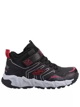 Skechers Velocitrek Trainer, Black, Size 12.5 Younger