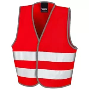 Childrens/Kids Enhanced Hi-Vis Vest (m) (Red) - Red - Result