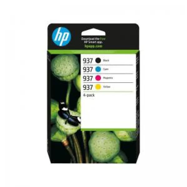 HP 937 CMYK Original Ink Cartridge 4-Pack