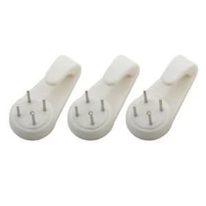 BQ White Picture Hook Pack of 3