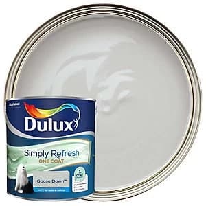 Dulux Simply Refresh One Coat Goose Down Matt Emulsion Paint 2.5L