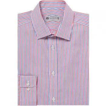 Turner and Sanderson Ickworth Tri-Colour Striped Shirt - White