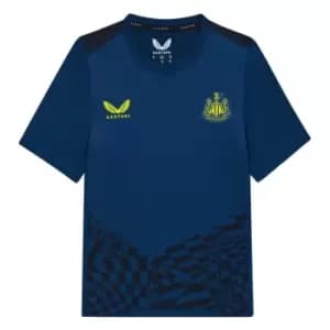 Castore Newcastle United Pre Match T Shirt 2023 2024 Junior - Blue