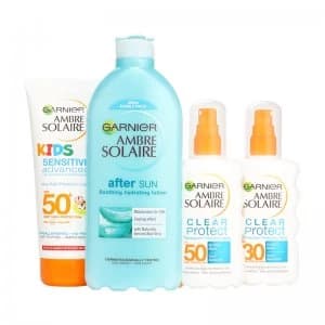 Garnier Ambre Solaire Family Sun Cream & Aftersun Kit