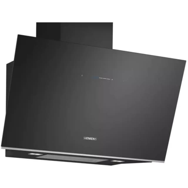 Siemens IQ-700 LC91KLT60B WiFi Connected 90cm Angled Chimney Cooker Hood - Black