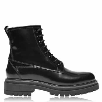 HUGO Alpha Lace Up Boot - Black