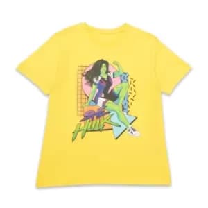 Marvel She Hulk Artistic Unisex T-Shirt - Yellow - L - Yellow